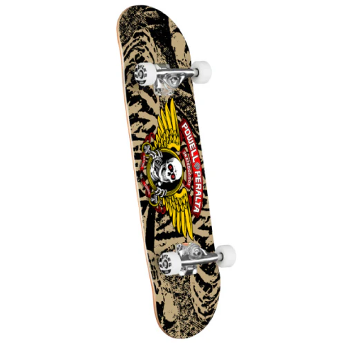Powell Peralta Winged Ripper Complete Skateboard Khaki/Black 8"