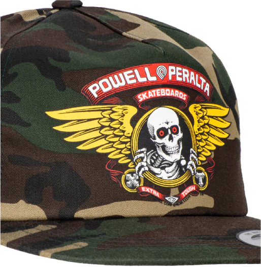 Powell Peralta Winged Ripper Snapback Hat - Camo - Image 2