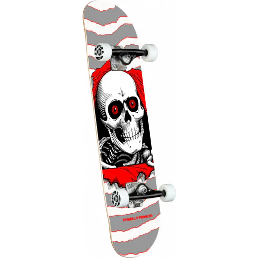 Powell Peralta Ripper Complete Skateboard Silver 8.0" - Image 2
