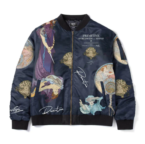 Primitive Tragedy Bomber Jacket - Black