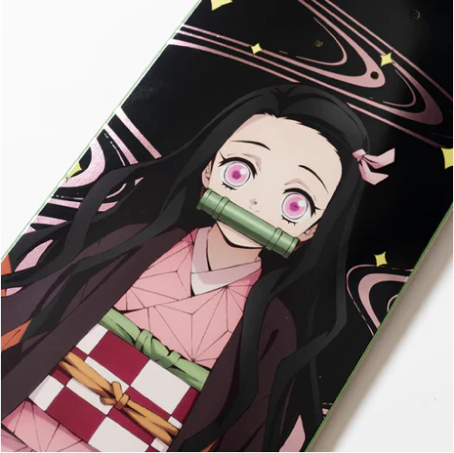 Primitive X Demon Slayer Neal Nezuko Skateboard Deck 8.38" - Image 2