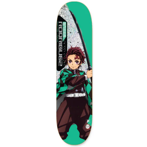 Primitive X Demon Slayer Rodriguez Tanjiro Skateboard Deck 8.25"
