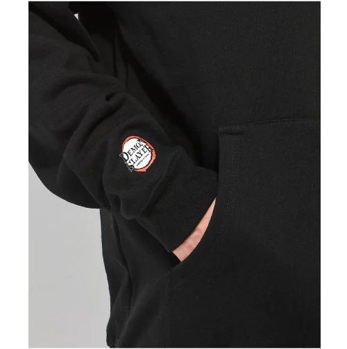 Primitive X Demon Slayer Tanjiro Hooded Sweatshirt - Black - Image 6
