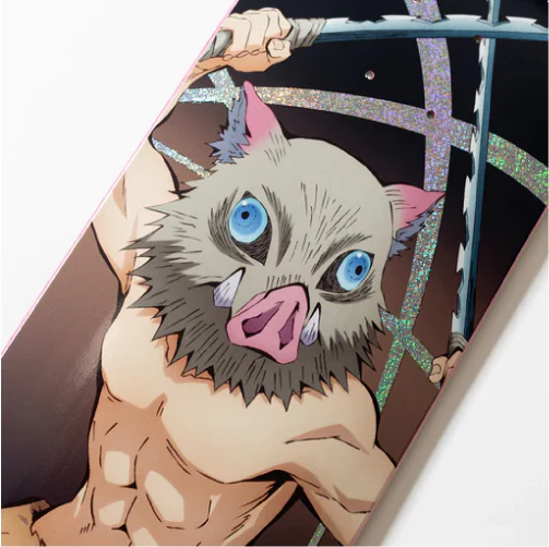 Primitive X Demon Slayer Villani Inosuke Skateboard Deck 8.5" - Image 2