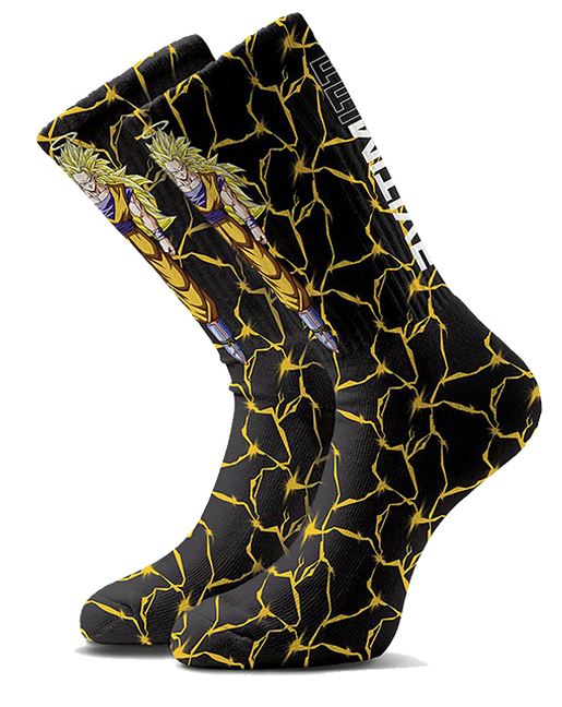 Primitive X Dragon Ball Z Goku Power Level Crew Socks - Image 4