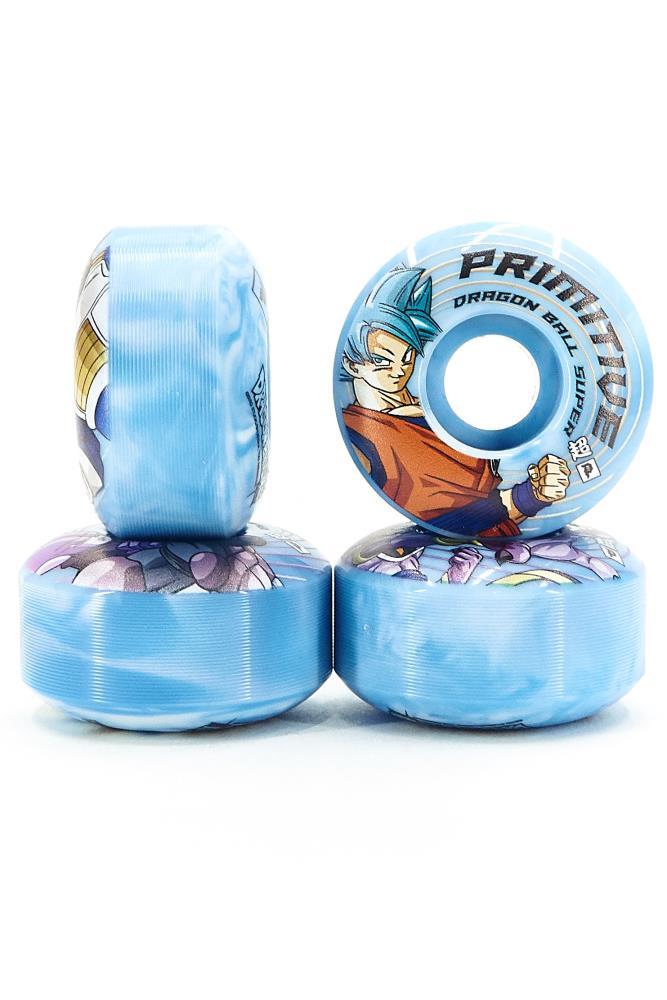 Primitive x Dragon Ball DBS2 Survival Team Wheel Blue Swirl 52MM 101A - Image 2