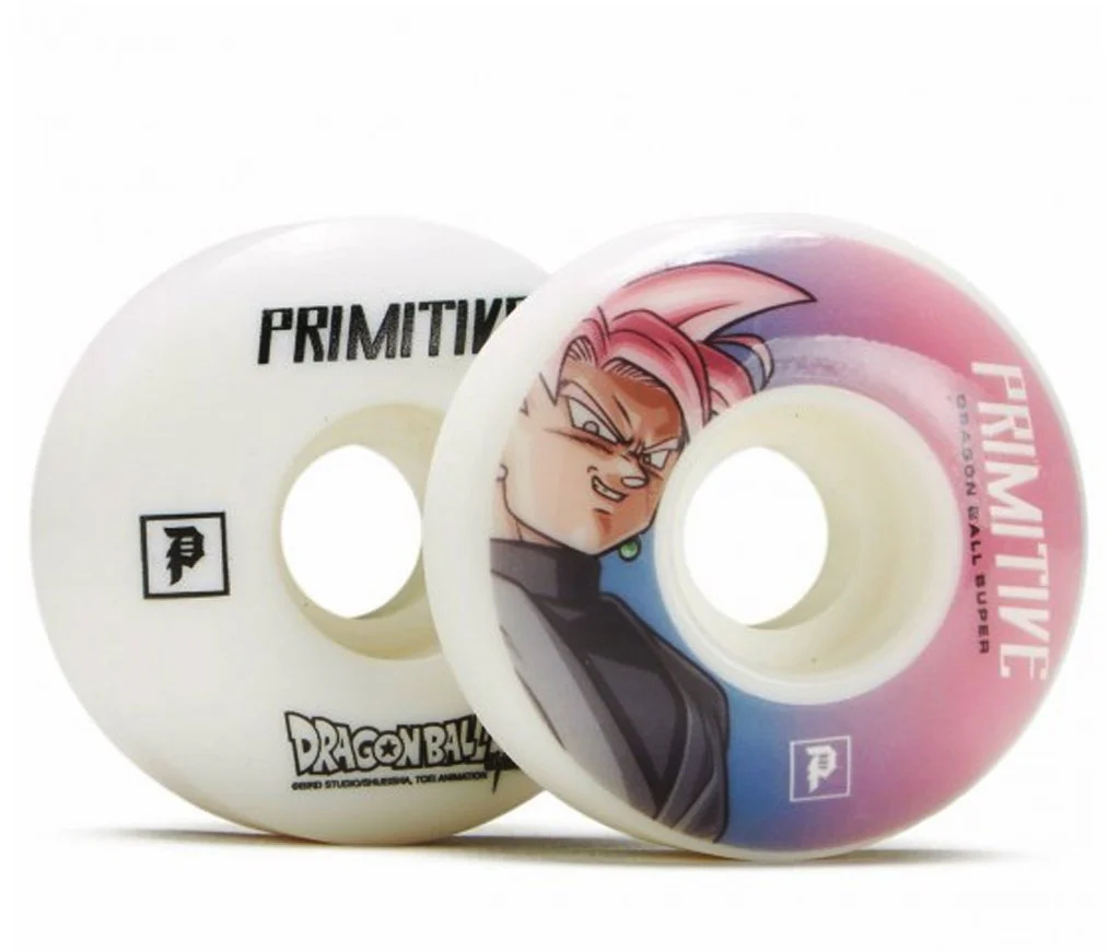 Primitive x Dragon Ball Paul Rodriguez Goku Black Rose Nuevo Wheels 53MM 101A - Image 2