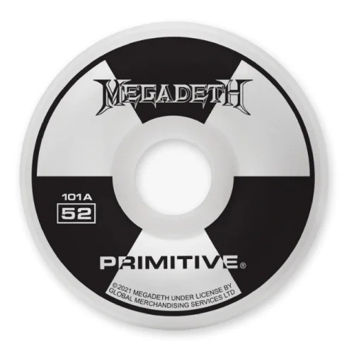 Primitive x Megadeth Paul Rodriguez Rust in Peace Wheel 52MM 101A - Image 2