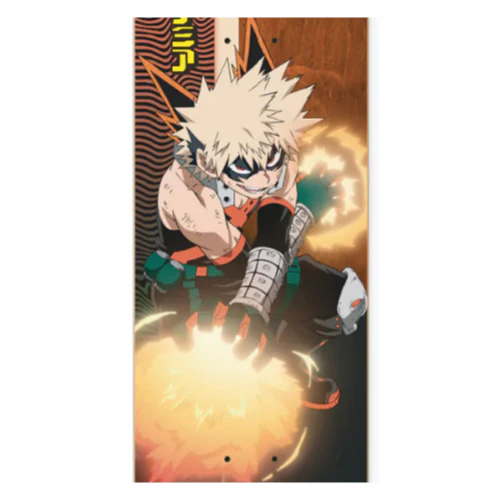 Primitive X My Hero Academia Katsuki Bakugo Skateboard Deck 8.25" - Image 2