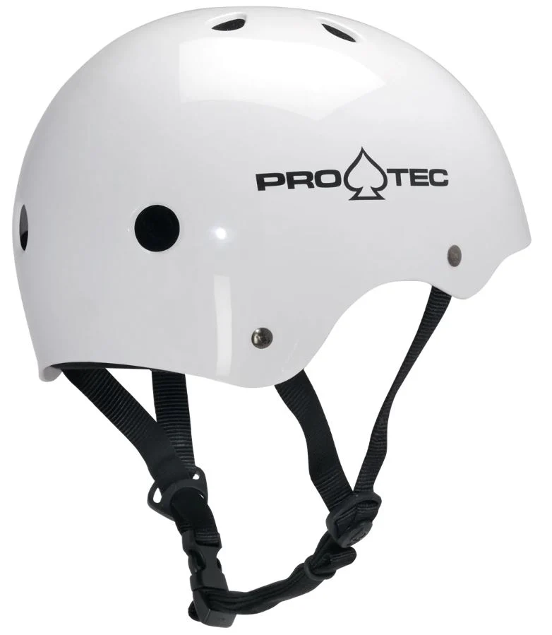 Pro-Tec Classic Skate Helmet - Gloss White - Image 3