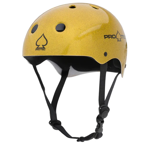 Pro-Tec Classic Skate Helmet - Gold Flake - Image 4