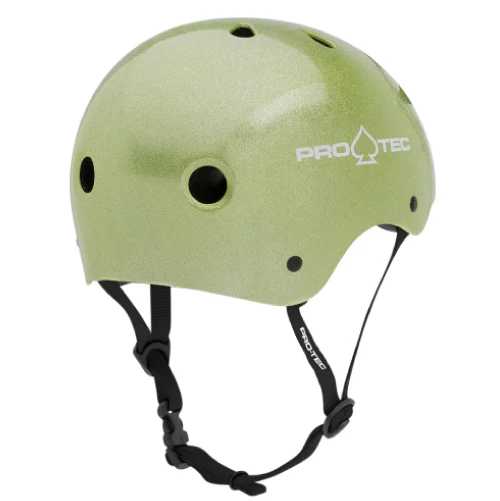 Pro-Tec Classic Skate Helmet - Green Flake - Image 3