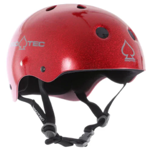 Pro-Tec Classic Skate Helmet - Red Flake