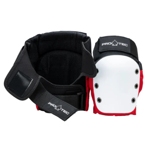 Pro-Tec Jr. Street Open Back Pad Set - Red/White/Black - Image 2