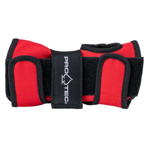 Pro-Tec Jr. Street Open Back Pad Set - Red/White/Black - Image 7