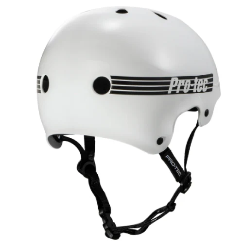 Pro-Tec Old School Skate Helmet - Gloss White - Image 2