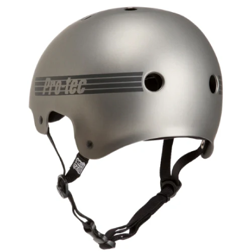 Pro-Tec Old School Skate Helmet - Matte Metallic Gunmetal - Image 4