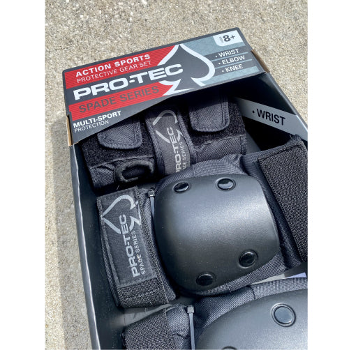 Pro-Tec Spade Series Pad Set - Black - Image 4