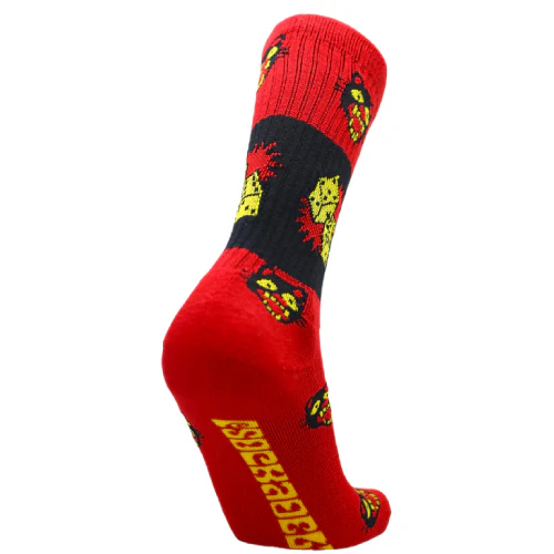Psockadelic Burger Baby Crew Socks - Image 3
