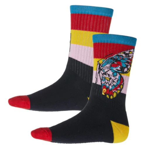 Psockadelic Butter Crew Socks - Image 2