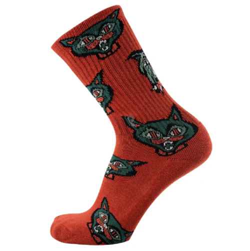 Psockadelic Cat Dog Crew Socks - Image 2