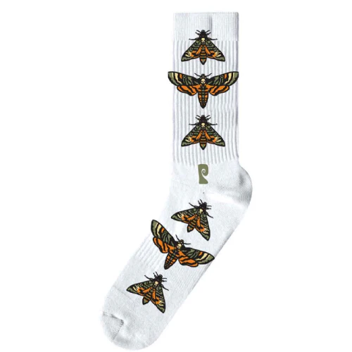 Psockadelic Death Moth Crew Socks - Image 2