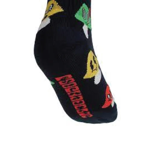 Psockadelic Faces of Shrooms Crew Socks - Image 3