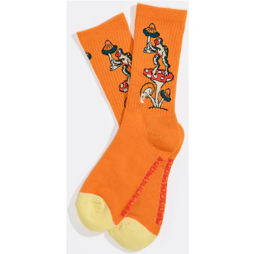 Psockadelic Frog Shroom Crew Socks - Image 2