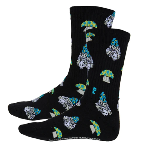 Psockadelic Hawk Wizard Crew Socks - Image 2