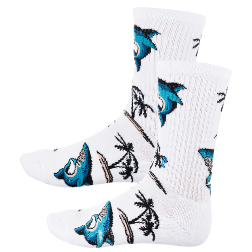 Psockadelic Shark Week Crew Socks - Image 2