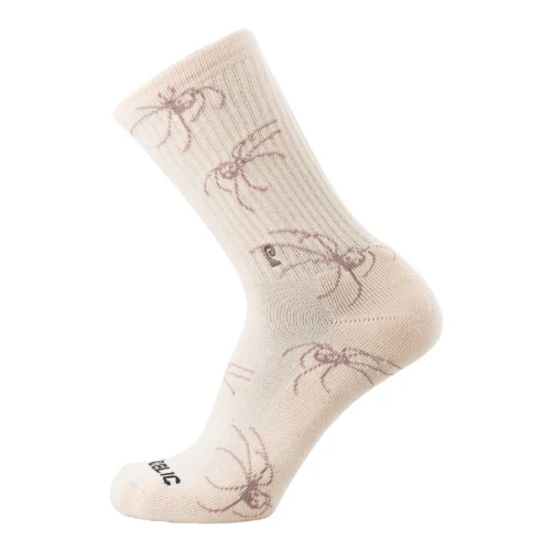 Psockadelic Spider Yin Yang Crew Socks - Image 2