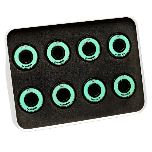 Quantum X SNOT Wheel Co. Particles Metallics Series Skateboard Bearings - Image 2