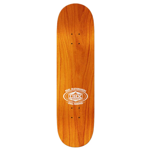 Real DBX Blue Foil Skateboard Deck 8.5" - Image 3