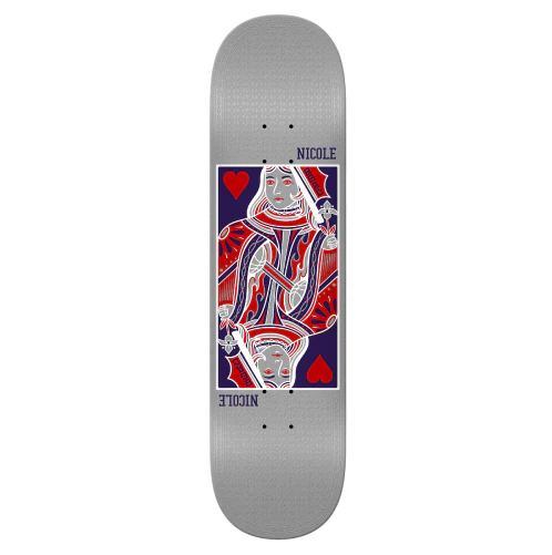 Real Hause Queen of Hearts Twin Tail Skateboard Deck 8.0"
