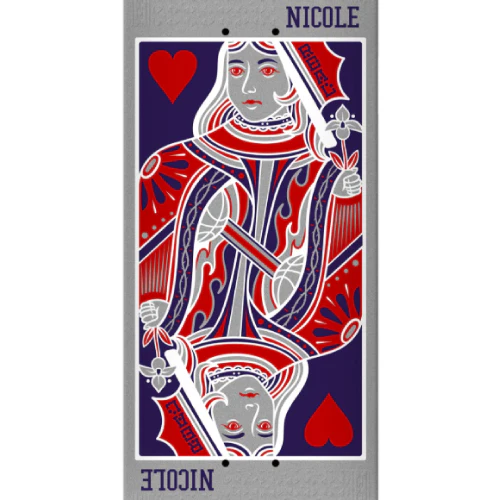 Real Hause Queen of Hearts Twin Tail Skateboard Deck 8.0" - Image 2