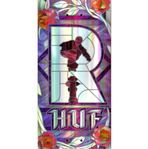 Real X HUF Cathedral Holographic Skateboard Deck 8.25" - Image 2