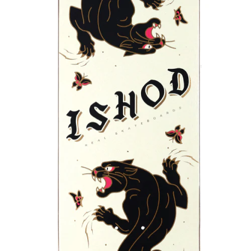 Real Ishod Cat Scratch Twin Tail Skateboard Deck 8.75" - Image 2
