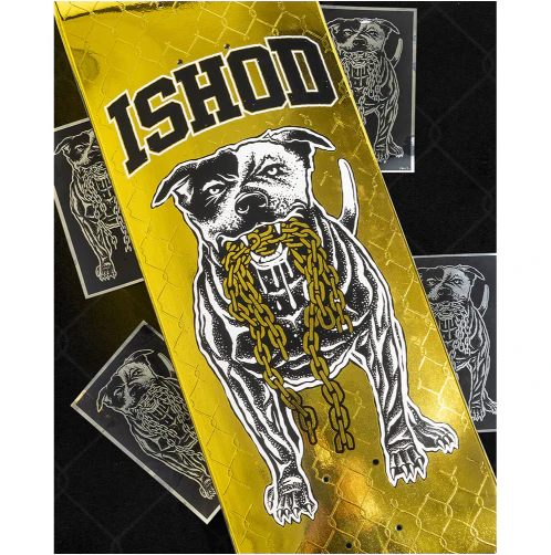 Real Ishod Good Dog Limited SSD Hand Numbered Gold Deck 8.5" - Image 5