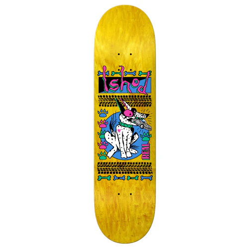 Real Ishod Rude Twin Tail Skateboard Deck 8.25"