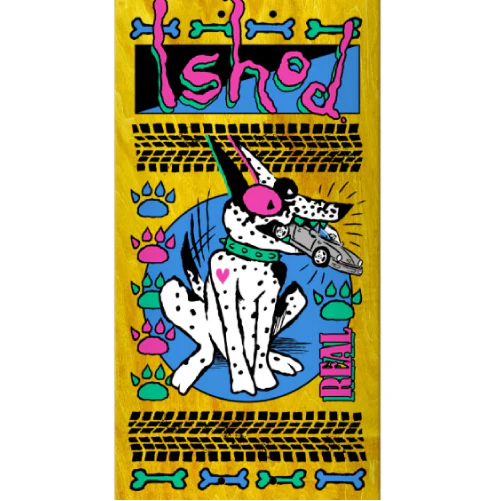 Real Ishod Rude Twin Tail Skateboard Deck 8.25" - Image 2