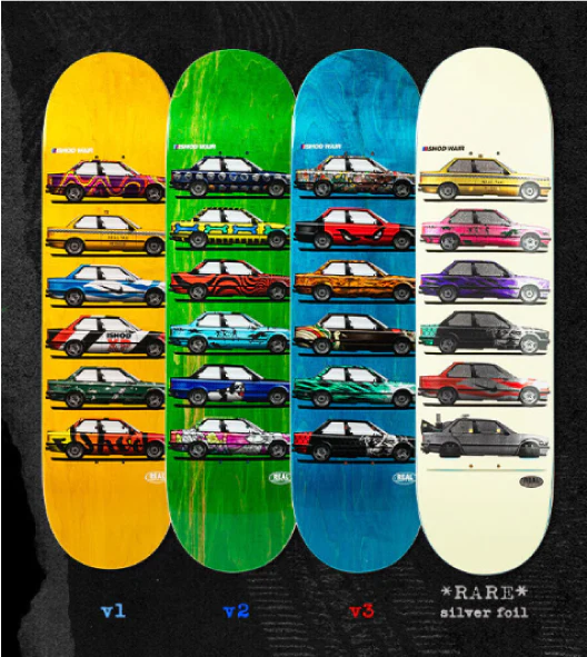 Real Ishod SSD25 Custom Skateboard Deck 8.25" - Image 3
