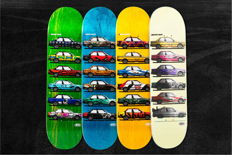 Real Ishod SSD25 Custom Skateboard Deck 8.25" - Image 4