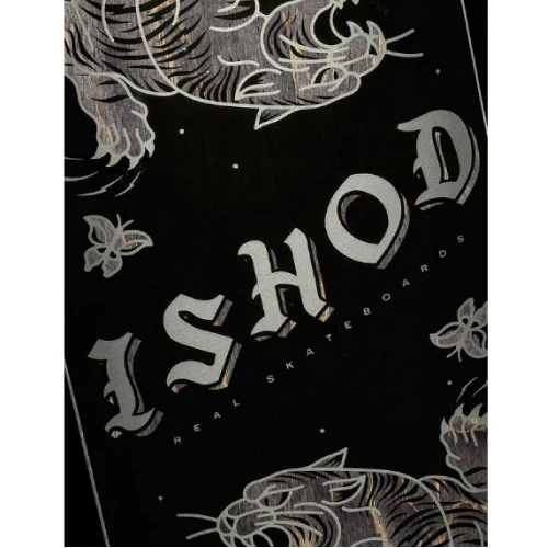 Real Ishod Wair LIMITED Skate Shop Day Catscratch Twin Tail Skateboard Deck Blacked Out 8.3" - Image 2