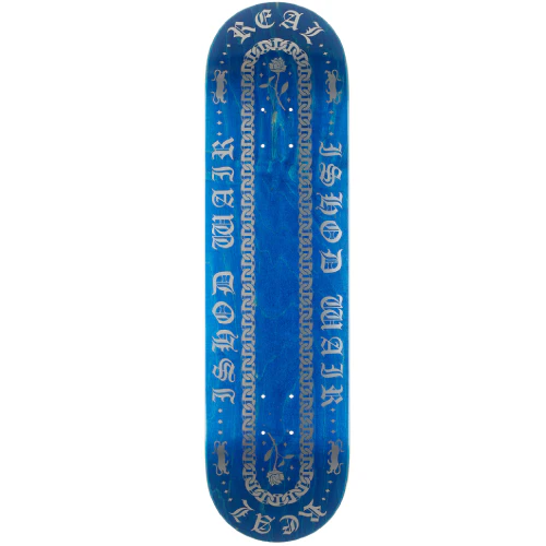 Real Ishod Wair Linked Twin Tail Skateboard Deck Blue 8.5"