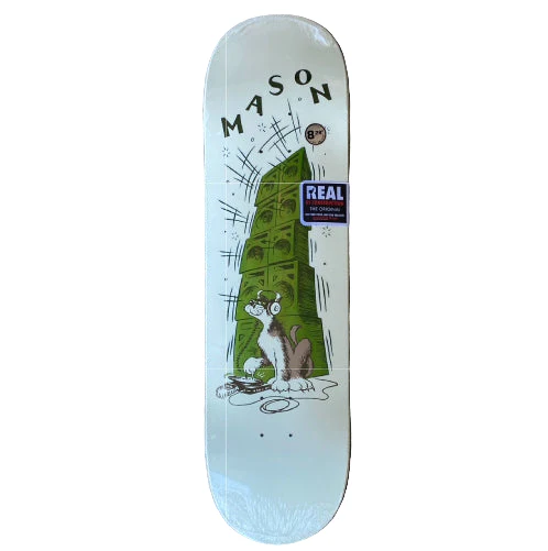 Real Mason Record Scratch Skateboard Deck 8.28" - Image 3