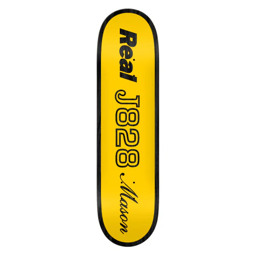 Real Mason Shape Code Skateboard Deck 8.28"