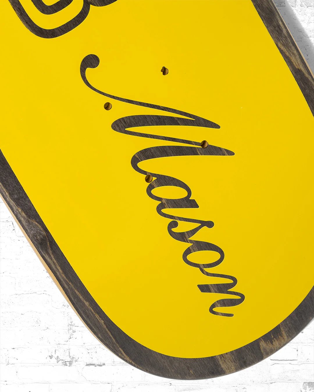 Real Mason Shape Code Skateboard Deck 8.28" - Image 8