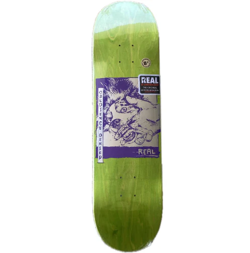 Real Obedience Denied Skateboard Deck 8.5" - Image 2