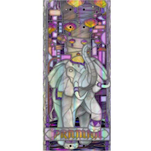 Real Praman Holographic Cathedral Skateboard Deck 8.5" - Image 2