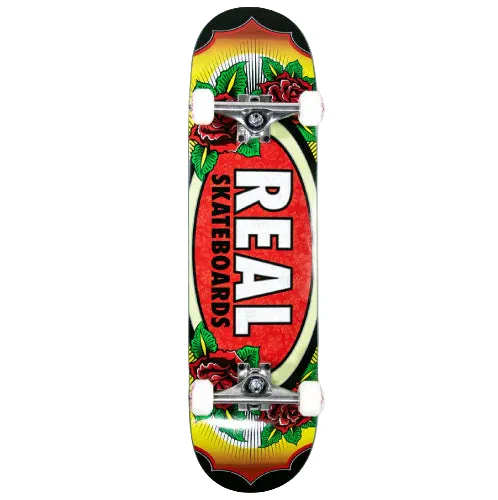 Real DLX Rose Oval Complete Skateboard 8.25"